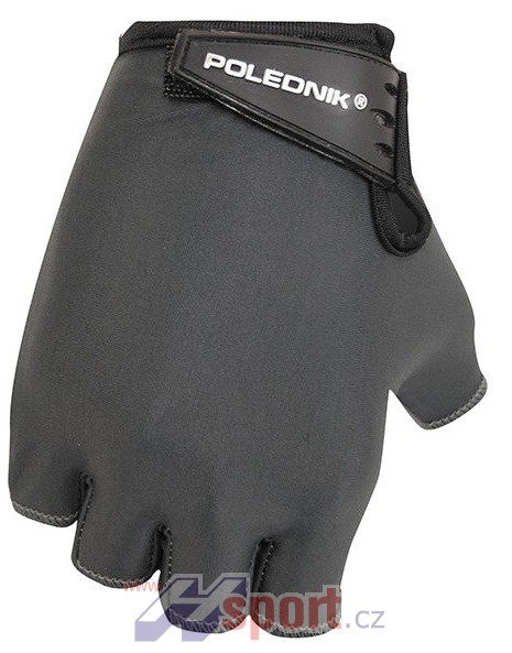 Dětské cyklistické rukavice Polednik Basic černé