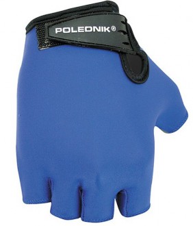 Cyklistické rukavice Polednik Basic modré