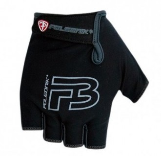 Dětské cyklistické rukavice Polednik F3 2016 černé