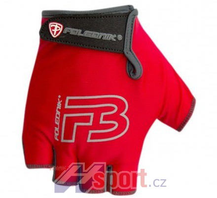 Dětské cyklistické rukavice Polednik F3 2016 červené