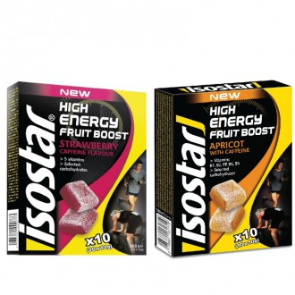 Isostar Fruit boost coffein 10 x 10 g