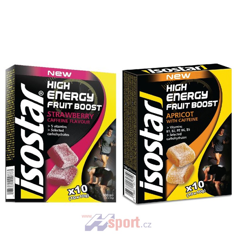 Isostar Fruit boost coffein 10 x 10 g