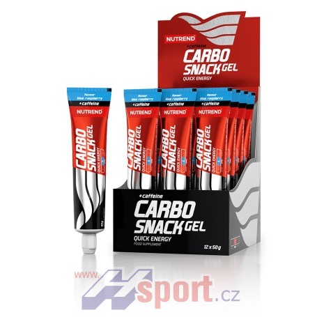 Nutrend Carbosnack s kofeinem 50 g 4+1 zdarma
