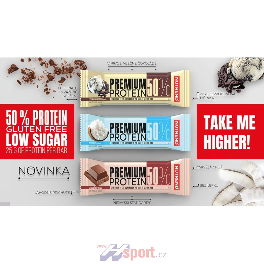 Nutrend Premium Protein Bar 50 g