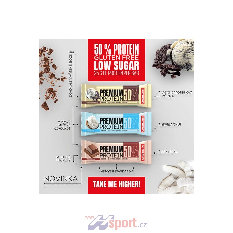 Nutrend Premium Protein Bar 50 g