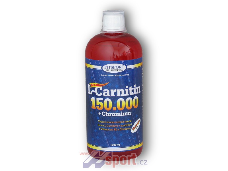 Fitsport L-Carnitin 150.000 mg + Chromium 1000 ml