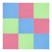 Ochraná puzzle podložka barevná 9 ks