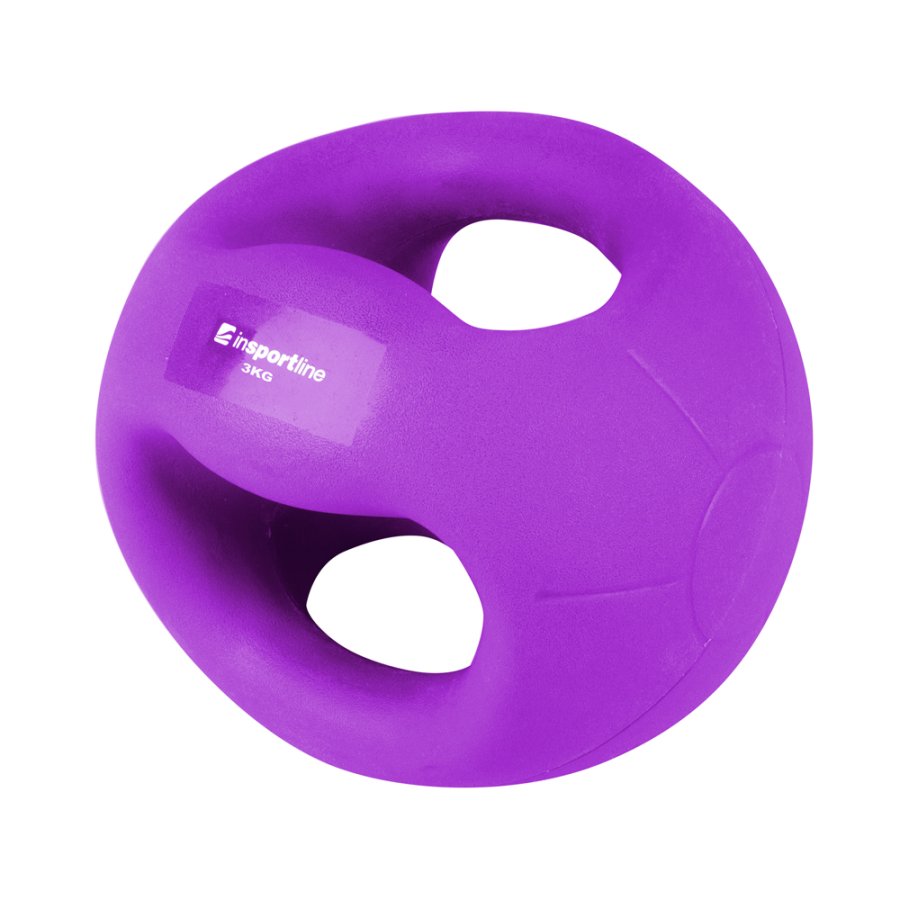 Medicineball s úchopy Insportline 3 kg