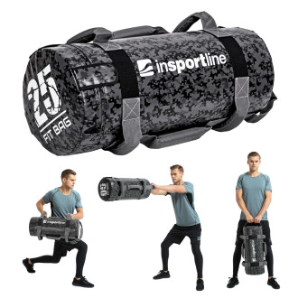 Posilovací vak s úchopy inSPORTline FitBag Camu 25 kg