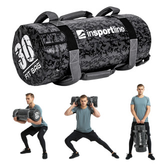 Posilovací vak s úchopy inSPORTline FitBag Camu 30 kg