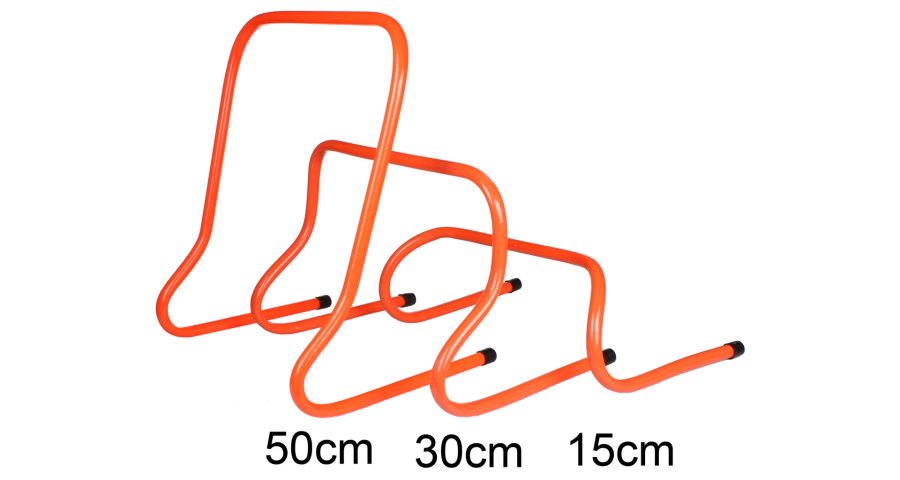 Merco Plastová překážka 15 cm - oranžová