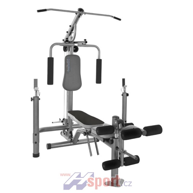 Posilovací stroj - kladky + polohovací lavice B400