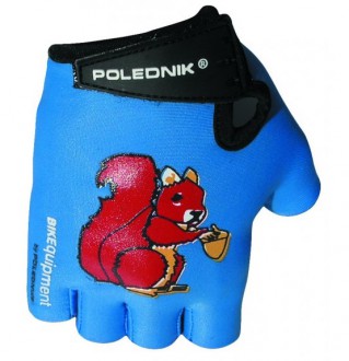 Dětské cyklistické rukavice Polednik Baby modré