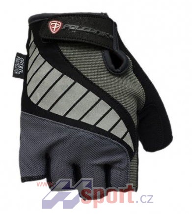 Cyklistické rukavice Polednik Gelmax šedé