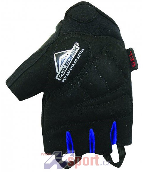 Cyklistické rukavice Polednik Reflex černé