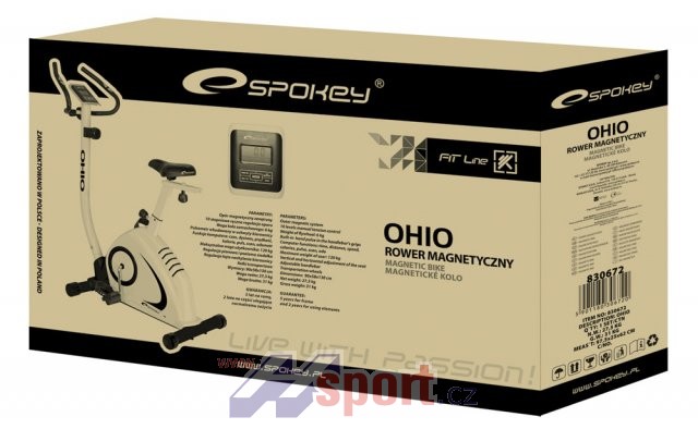 Magnetický rotoped Spokey OHIO