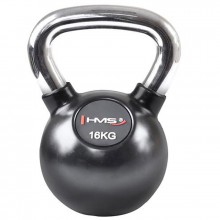 Kettlebell s chromovou rukojetí HMS 16 kg