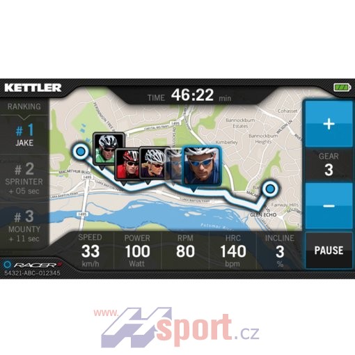 Cyklotrenažer Kettler Racer S