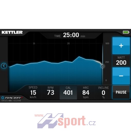 Cyklotrenažer Kettler Racer S