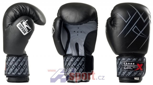 Boxerské rukavice TeamX 16 oz - kůže