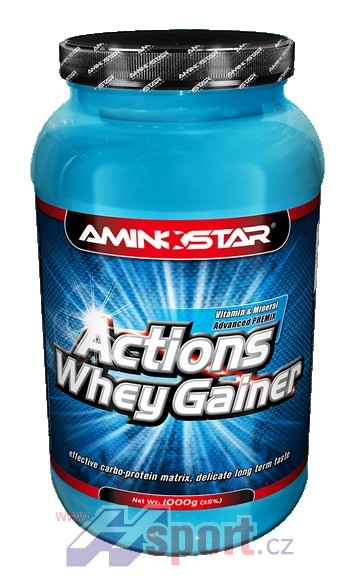 Aminostar Whey Gainer Actions 1000g