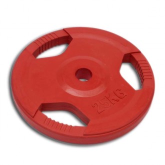 KOTOUČ EUROSPORT POGUMOVANÝ S MADLY 50mm - červený