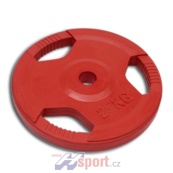 KOTOUČ EUROSPORT POGUMOVANÝ S MADLY 50mm - červený