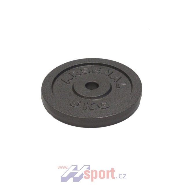 Litinový kotouč lakovaný. Průměr vrtání 25mm, hmotnost 5kg.