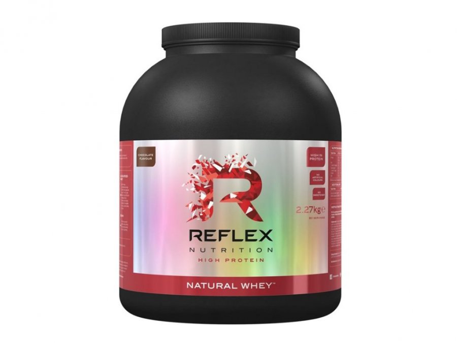Reflex Nutrition Natural Whey CFM 2270 g - čokoláda
