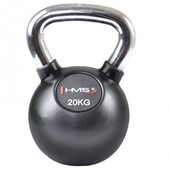 Kettlebell s chromovou rukojetí HMS 20 kg