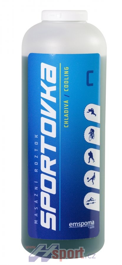 Masážní roztok Sportovka chladivá C 550 ml