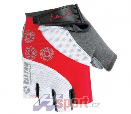 Dámské cyklistické rukavice Polednik Daisy červené