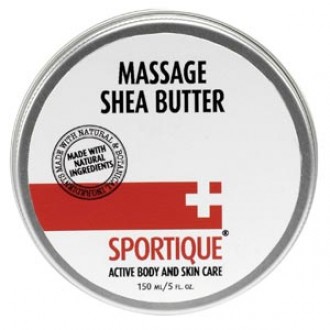 Sportique Massage Shea Butter s olivovým olejem 75 ml