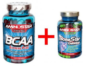 Aminostar BCAA Extreme Pure 300cps + Kloubní výživa 120cps ZDARMA