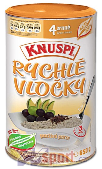 Knuspi Rychlé vločky - původní obal