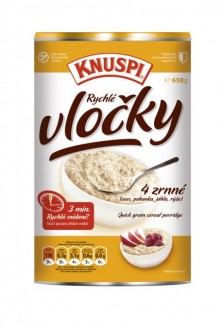Knuspi Rychlé vločky - nový obal