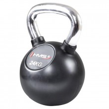 Kettlebell s chromnovou rukojetí HMS 24 kg