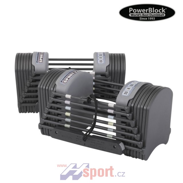 Činkový přikládací set PowerBlock Sport 2.4  - 1,5-11 kg
