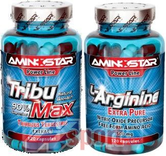 AKCE - Aminostar Tribumax 90% 120cps + L-arginin zdarma