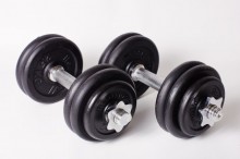 ČINKOVÝ SET 30 kg (2x15 kg) - litina
