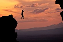 Slackline - Singing Rock 10 m