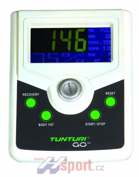 Recumbent Tunturi GO 50 - computer