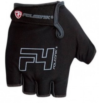 Cyklistické rukavice Polednik F4 černé
