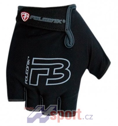 Cyklistické rukavice Polednik F3 černé