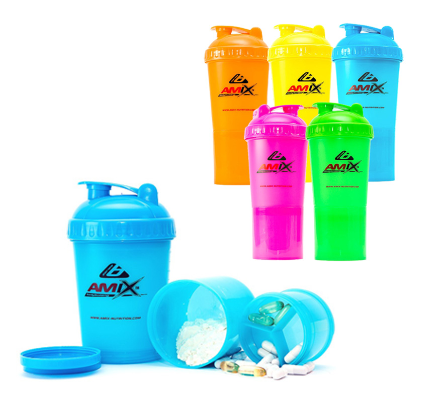 Amix Nutrition Amix Shaker Monster Bottle - modrá