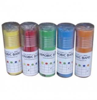 Aerobiková cvičební guma silná "D" - modrá