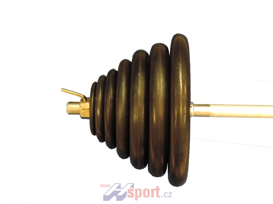 Činkový set 116 kg - guma