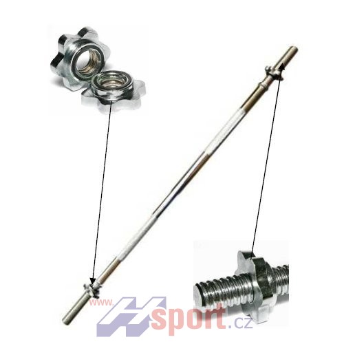 Obouruční osa 30/1800 mm - trapézový uzávěr