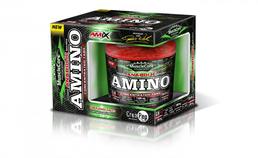 Amix Nutrition MuscleCore Anabolic Amino with CreaPEP 250 tbl