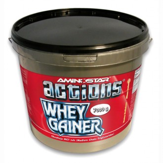 WHEY GAINER ACTIONS